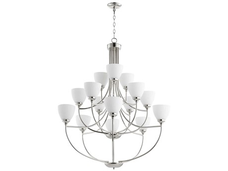 Quorum Enclave 15-Light Polished Nickel Chandelier