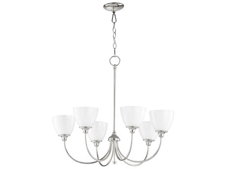 Quorum Celeste 6-Light Polished Nickel Chandelier