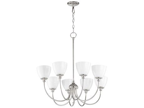 Quorum Celeste 8-Light Polished Nickel Chandelier