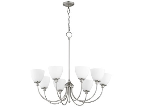 Quorum Celeste 8-Light Satin Nickel Chandelier