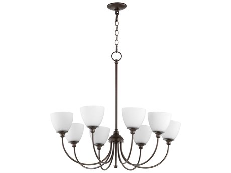 Quorum Celeste 8-Light Oiled Bronze Chandelier