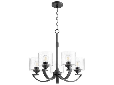 Quorum Dakota 5-Light Noir Black Drum Chandelier