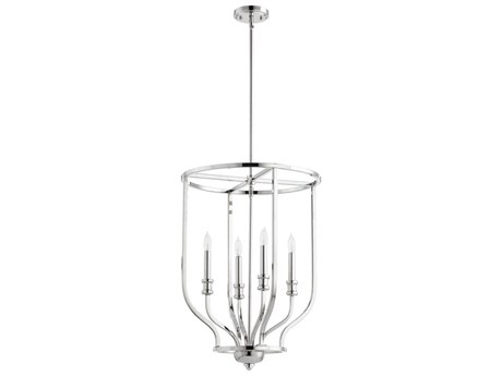 Quorum Richmond 4-Light Polished Nickel Pendant
