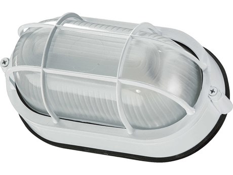 Quorum 1-Light White Glass Flush Mount