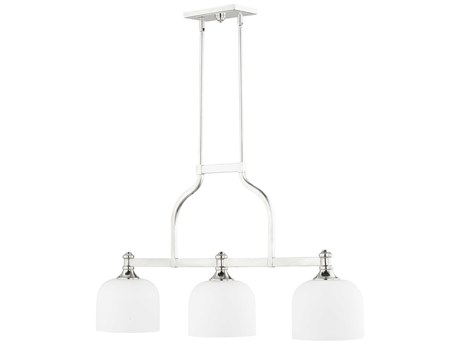 Quorum Richmond 3-Light Polished Nickel Island Pendant