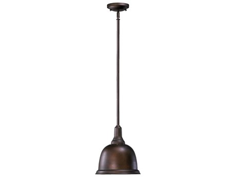 Quorum 1-Light Oiled Bronze Bell Mini Pendant