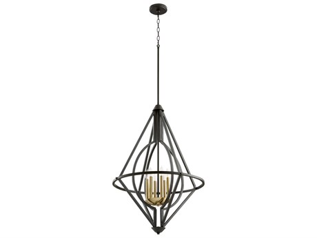 Quorum 6-Light Noir Black Pendant