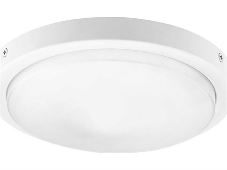 Quorum Titus 1-Light Studio White LED Bowl Flush Mount
