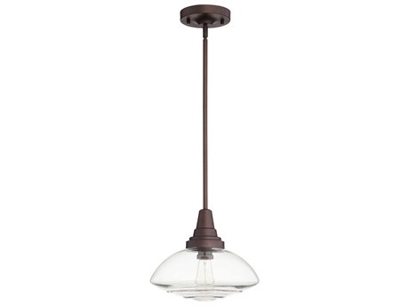 Quorum 1-Light Oiled Bronze Pendant