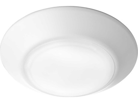 Quorum 1-Light Studio White LED Bowl Flush Mount