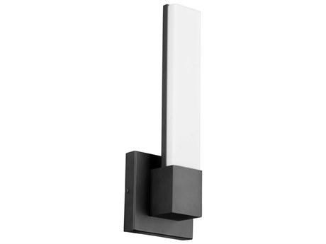 Quorum 1-Light Matte Black LED Wall Sconce
