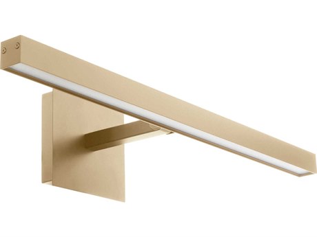 Quorum 1-Light Aged Brass Picture Light