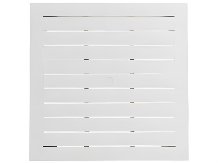 Ratana Limo Square Dining Table Talc White 8