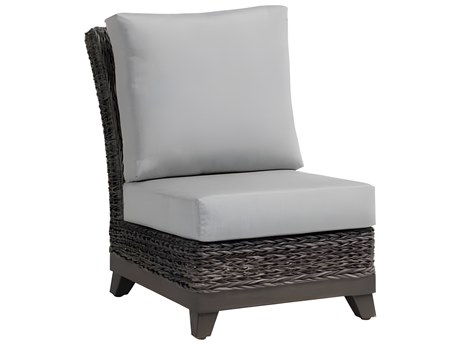 Ratana Boston Silver Ash Grey Aluminum Cushion Loveseat