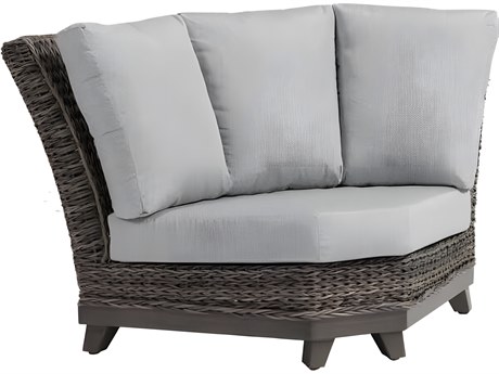 Ratana Boston Silver Ash Grey Aluminum Cushion Lounge Chair