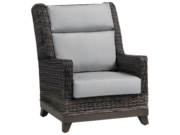 Ratana Boston Silver Ash Grey Aluminum Cushion Lounge Chair