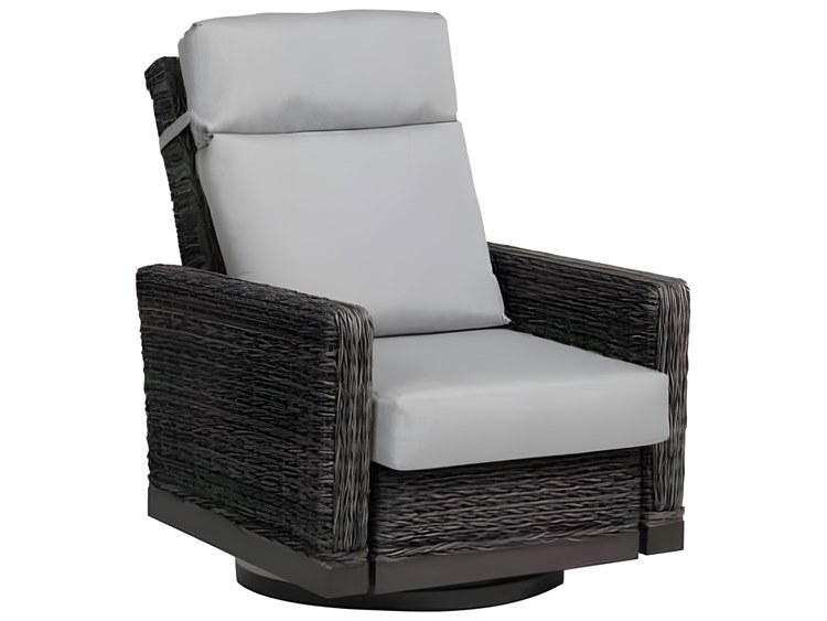 Ratana Boston Silver Ash Grey Aluminum Cushion Lounge Chair