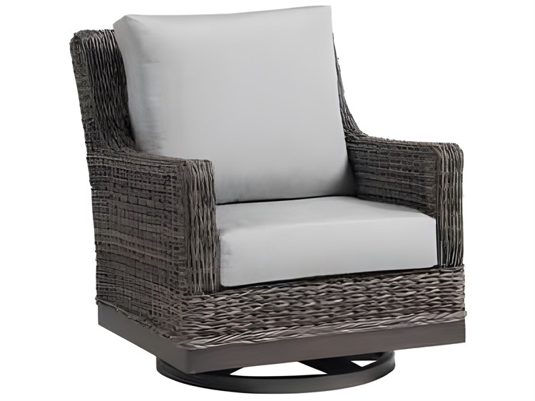 Ratana Boston Silver Ash Grey Aluminum Cushion Lounge Chair