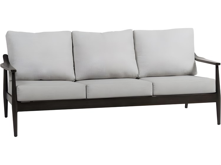 Ratana Bolano Silver Ash Grey Aluminum Cushion Sofa