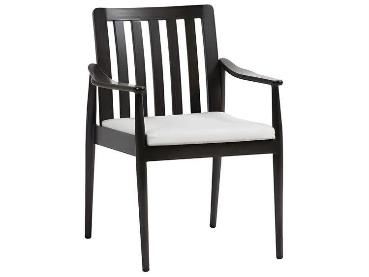 Ratana Bolano Silver Ash Grey Aluminum Cushion Dining Chair