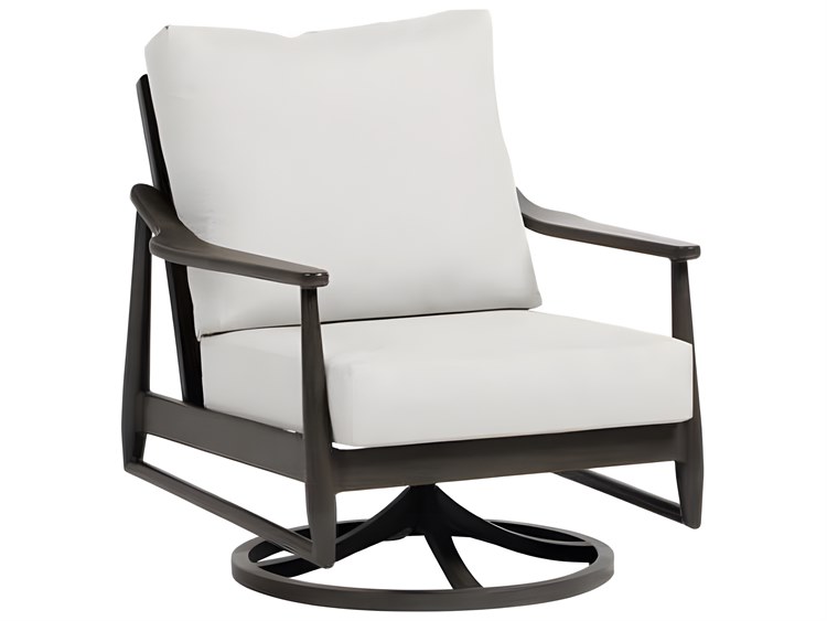 Ratana Bolano Silver Ash Grey Aluminum Cushion Lounge Chair