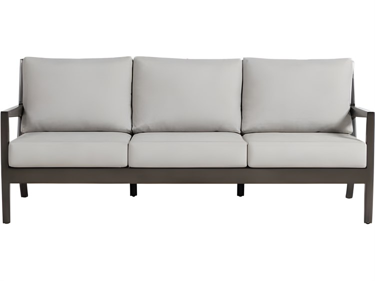 Ratana Lucia Aluminum Cushion Sofa Silver Pearl 2
