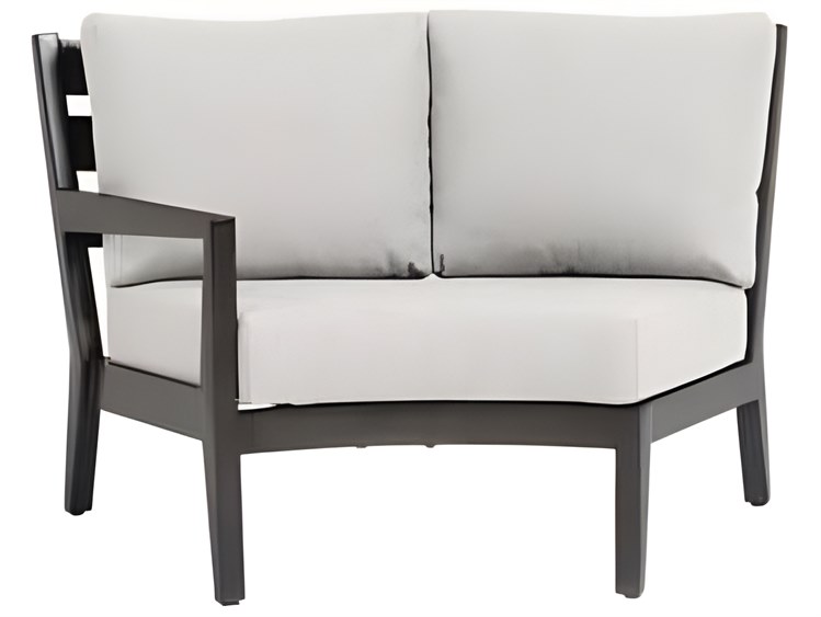 Ratana Lucia Silver Ash Grey Aluminum Cushion Lounge Chair