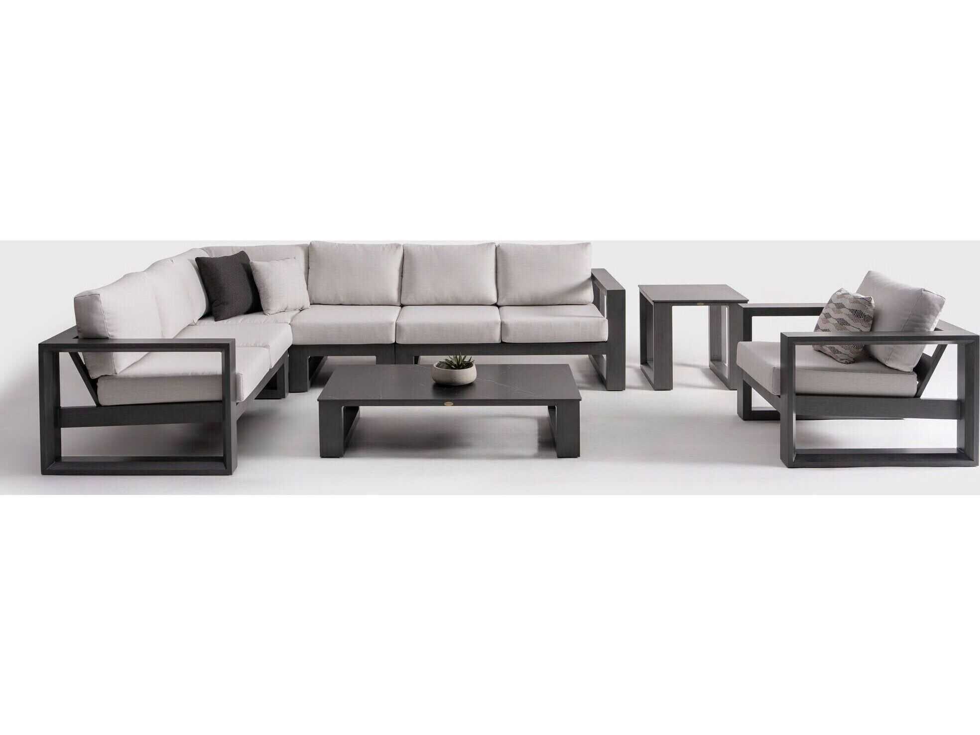 Ratana Elements Aluminum Cushion Lounge Chair
