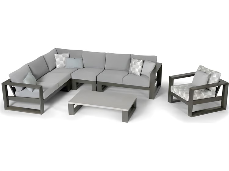 Ratana Elements Loveseat Silver Ash Grey 2