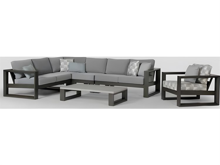Ratana Elements Loveseat Silver Ash Grey 3