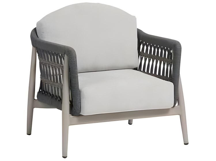 Ratana Coconut Grove Silver Pearl Aluminum Cushion Lounge Chair