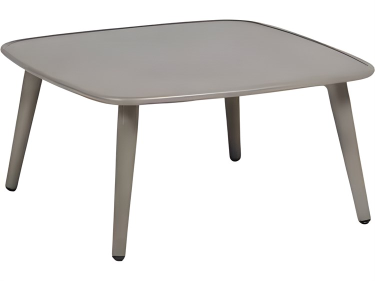 Ratana Coconut Grove Silver Pearl Aluminum Square Coffee Table