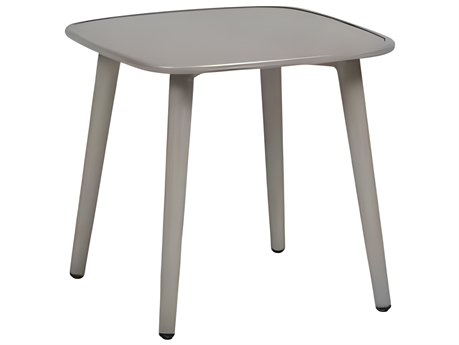 Ratana Cocnut Grove Silver Pearl Aluminum Square End Table