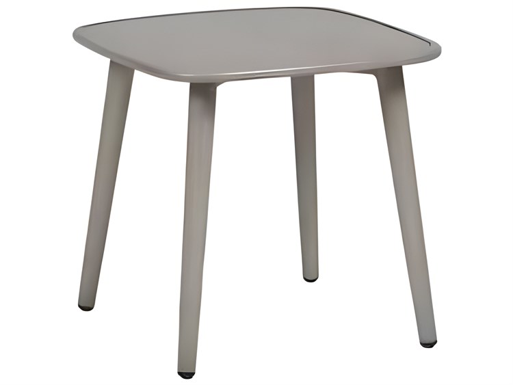 Ratana Cocnut Grove Silver Pearl Aluminum Square End Table