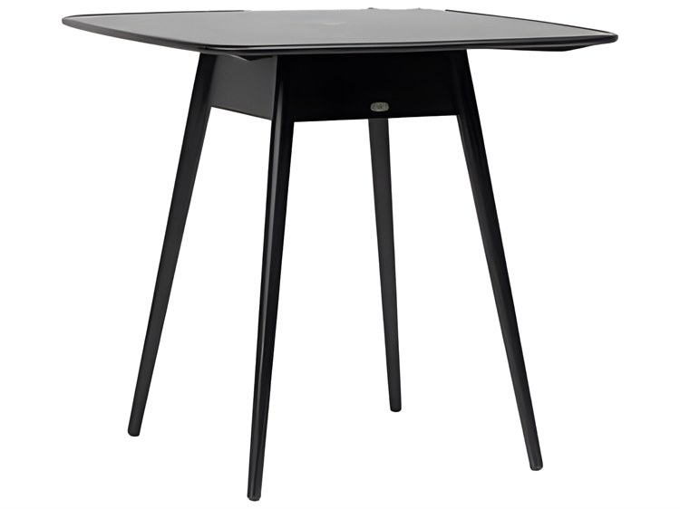 Ratana Alinea Silver Diva Night Aluminum Square Umbrella Hole Counter Table