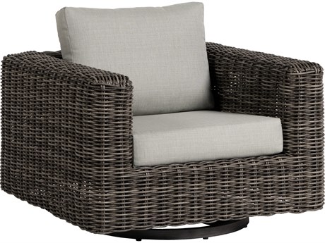Ratana Cubo Aluminum Wicker Lounge Chair