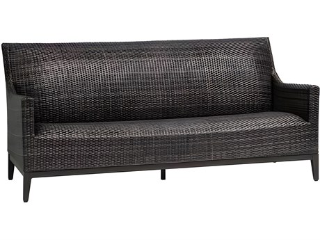 Ratana Biltmore Silver Hessonite Garnet Aluminum Cushion Sofa