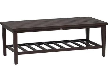 Ratana Biltmore Silver Hessonite Garnet Aluminum Rectangular Coffee Table