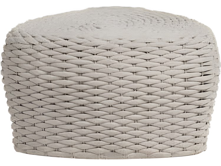 Ratana Roca Aluminum Strap Ottoman 2