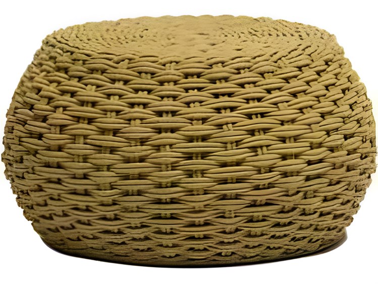 Ratana Giro Aluminum Strap Ottoman