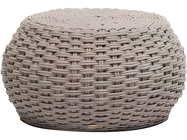 Ratana Giro Aluminum Strap Ottoman