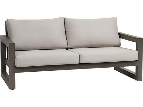 Ratana Milano Silver Seashell Aluminum Cushion Sofa