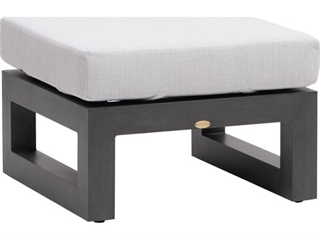 Ratana Milano Aluminum Cushion Ottoman