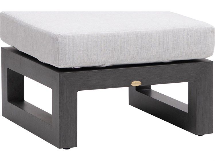 Ratana Milano Aluminum Cushion Ottoman