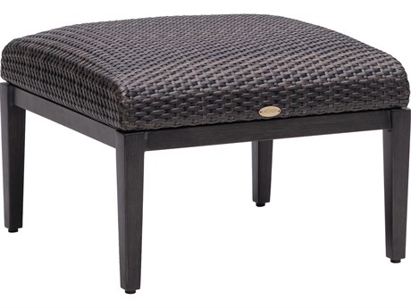 Ratana Cabo San Lucas Aluminum Wicker Ottoman