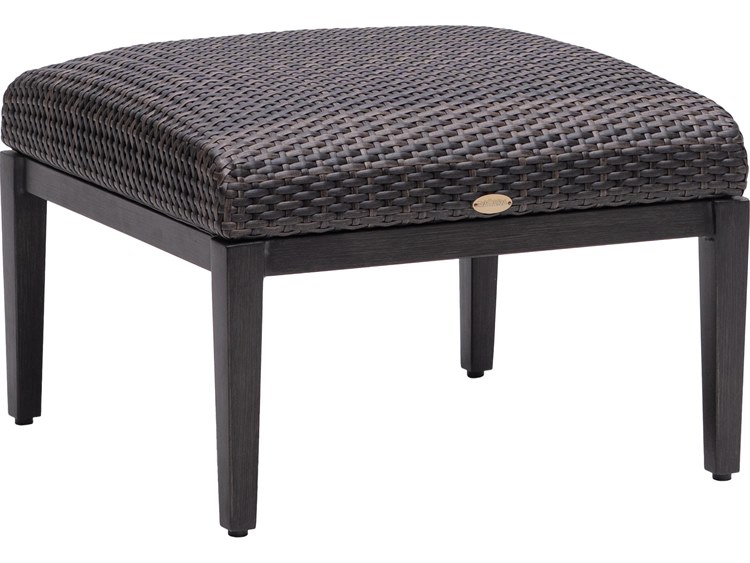 Ratana Cabo San Lucas Aluminum Wicker Ottoman