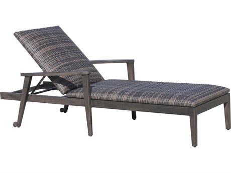 Ratana Cabo San Lucas Aluminum Wicker Chaise Lounge
