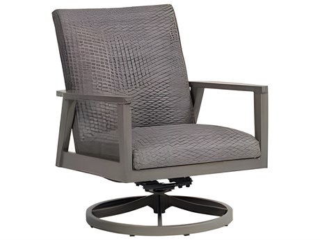 Ratana Cabo San Lucas Silver Seashell Aluminum Cushion Lounge Chair