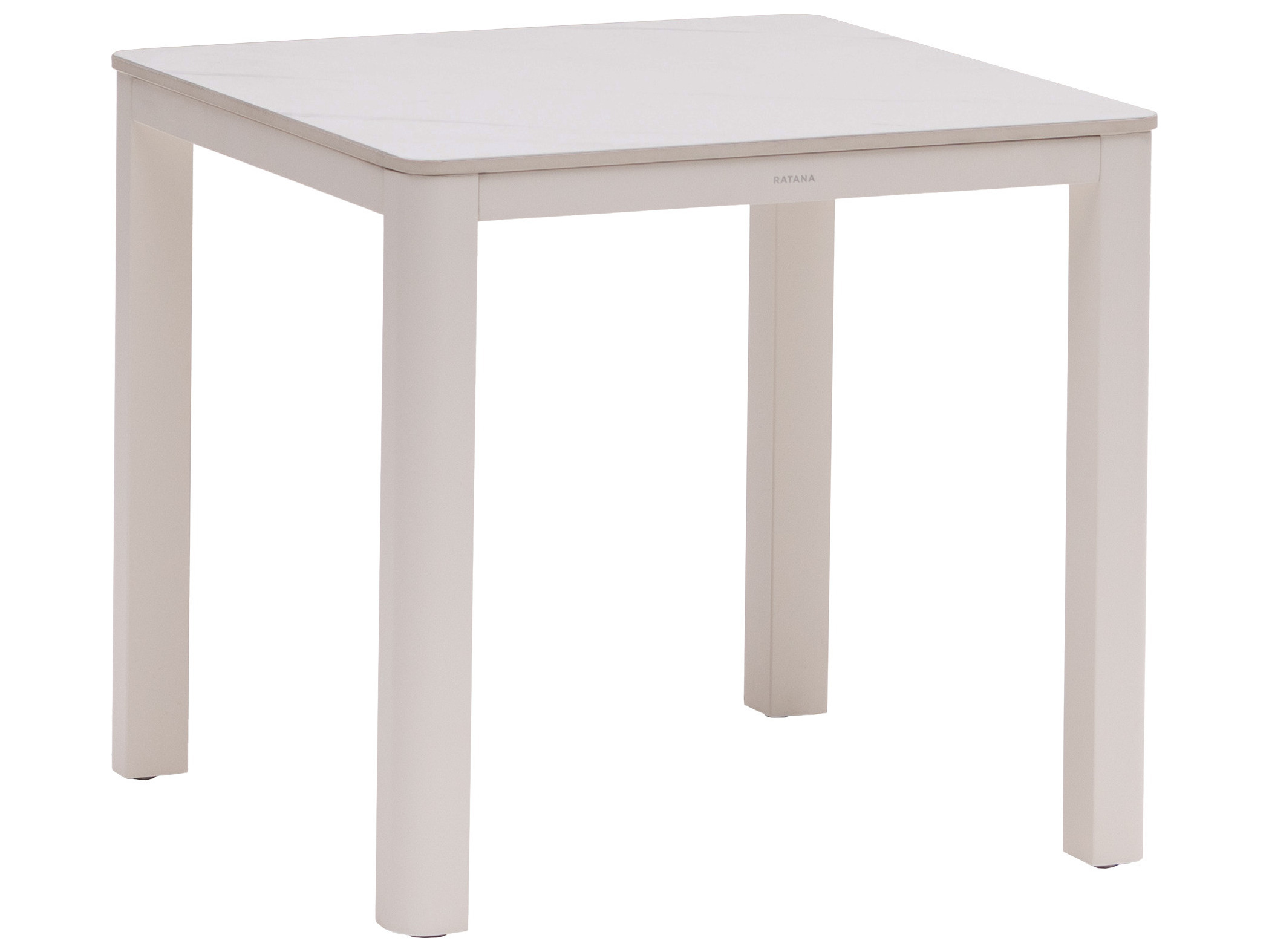 Ratana Hampshire Tables Aluminum Square End Table
