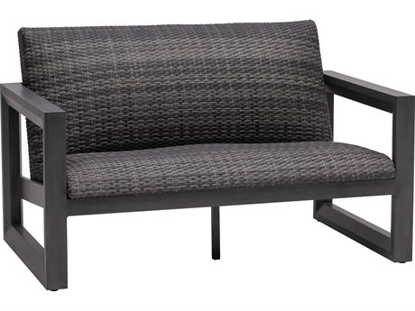 Ratana Bergen Aluminum Wicker Loveseat